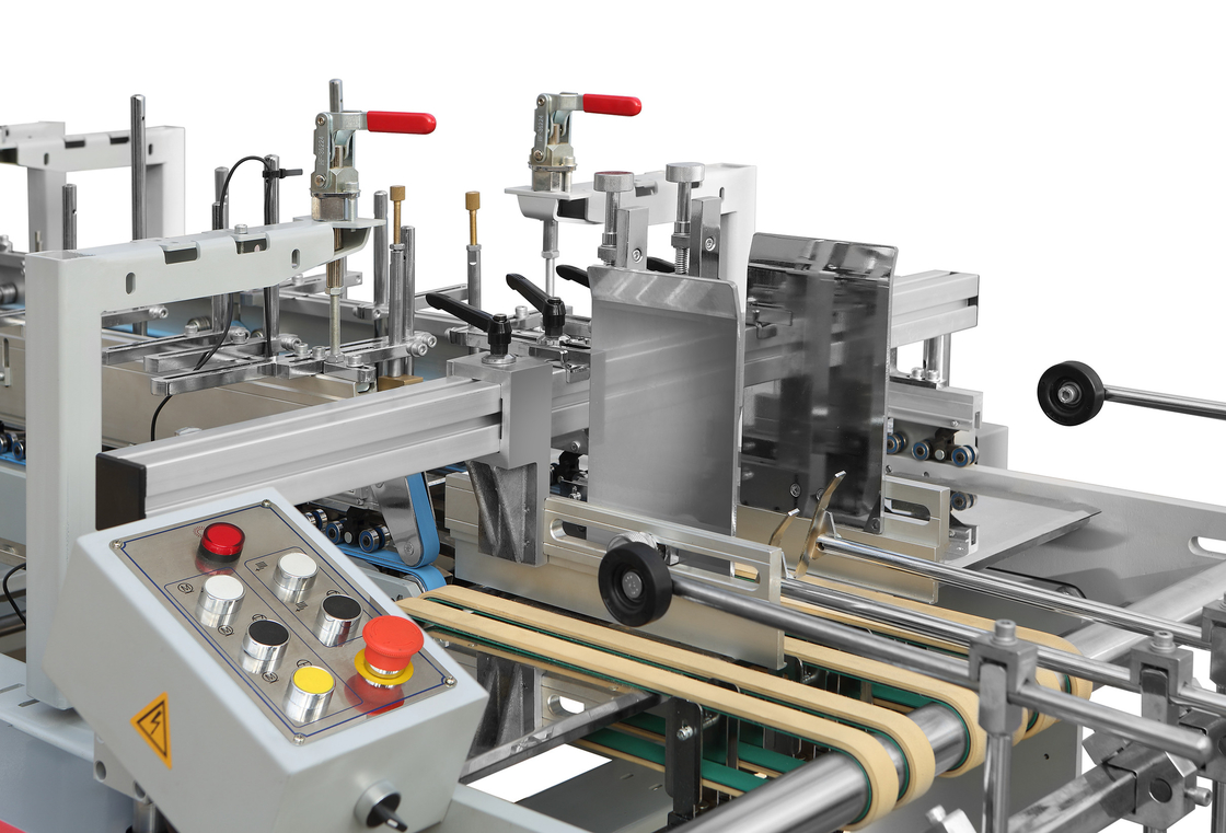 Automatic Folder Gluer for 4 corner / 6 corner box with Crash bottom and Pre folding width 880mm