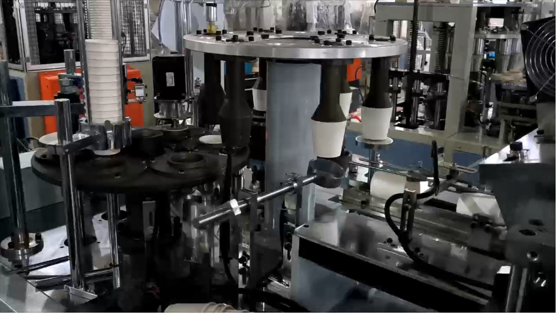 Double Wall Paper Cup Machine 220V/380V 60-80 Pcs/Min 6000W 2400kg