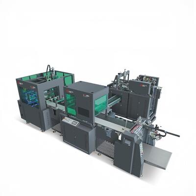 पीएम स्वचालित कठोर बॉक्स बनाने की लाइन 30PCS/न्यूनतम चुंबकीय दराज ढक्कन बॉक्स उत्पादन पीएलसी और मोटर कोर घटकों के साथ 20KW